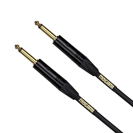 Mogami Gold Instrument 03 Electric Guitar Instrument Cable 1/4 Inch TS to TS Electric Guitar Cable 3ft, Guitar Amp Cord, Instrument Cable, Straight Connectors, OFC Core, Anti-Noise Pro Audio Quality