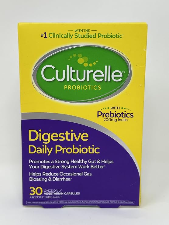 Culturelle Probiotic 30 Count, Approved and Stamped with The Good House Keeping Seal
