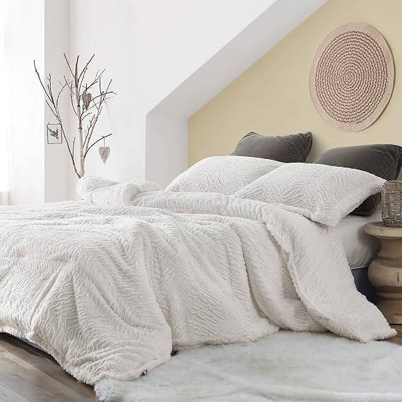 Byourbed Coma Inducer Oversized Queen Comforter Set - Dove's Peace - White