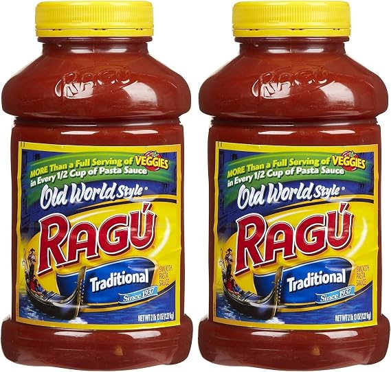 Ragu Pasta Sauce, Old World Style, Traditional, 45 oz, 2 pk