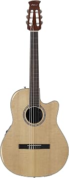 Ovation Guitar Applause Balladeer Plus Spruce Top Acoustic Electric Nylon String