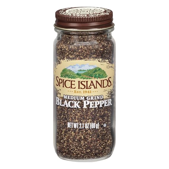 Spice Islands Medium Grind Black Pepper, 2.1 Ounce