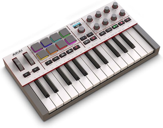 Akai Professional MPK Mini IV USB-C MIDI Keyboard Controller Grey