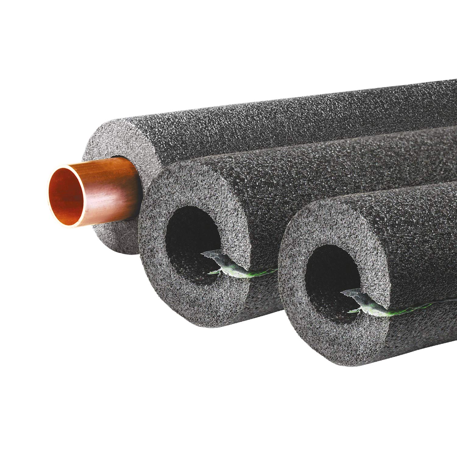 DGS20038 Self Seal 2 IPS x 38 Foam Pipe Insulation - 84 Lineal FeetCarton, Polyethylene