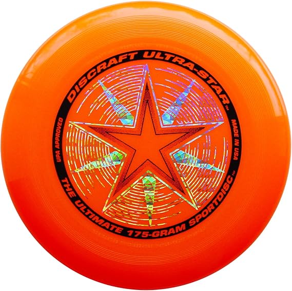 Discraft 175 gram Ultra Star Sport Disc, Bright Orange with Deluxe Packaging