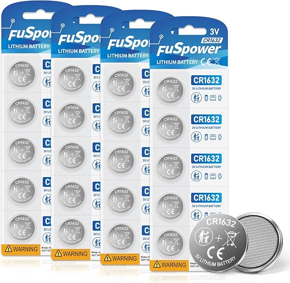 1632 CR1632 3V Lithium Battery CR 1632 Batteries 20 Count (Pack of 1)