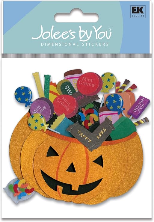 Jolee's Boutique Pumpkin Basket Sticker