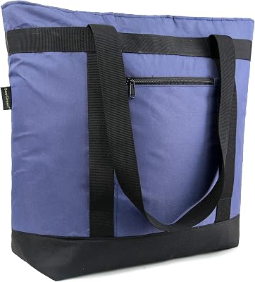BeeGreen Cooler Bag Soft Leakproof Insulated Tote with Zipper for Beach Travel Grocery
