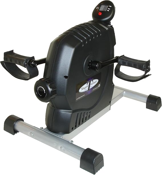 DeskCycle MagneTrainer-ER Mini Exercise Bike with Ultra-Smooth Magnetic Resistance, Arm and Leg Exerciser for Joint Mobility, Circulation, and Recovery, Black (DSK-SPO-MGTRAINER)