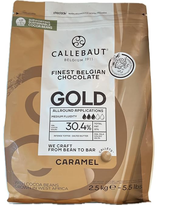 Callebaut Gold Finest Belgian Chocolate Callets 2.5kg Bag