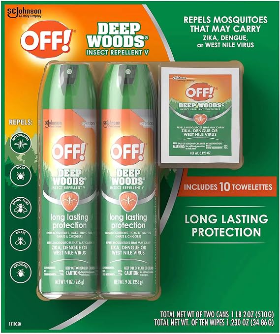 OFF! Deep Woods Insect Repellent Towelettes