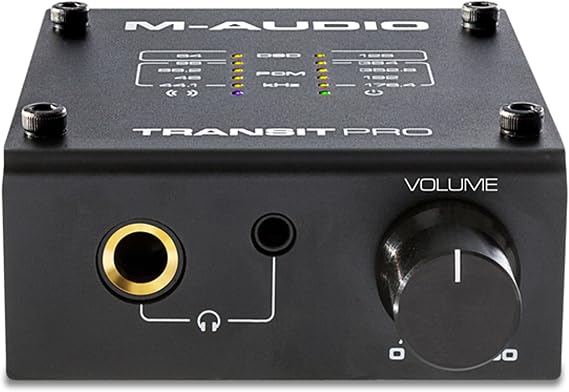 M-Audio Transit Pro | Audiophile-Grade USB DAC with 1/4" & 1/8" Headphone Outputs (32-bit/384 kHz)