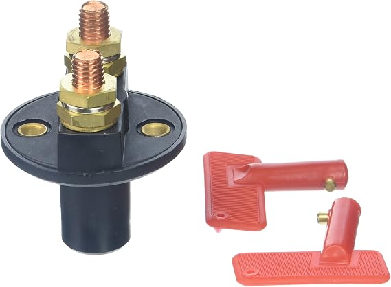 Calterm 41860 Switch, Battery Cut Off,Red