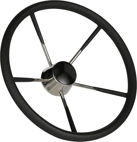 Seachoice 5-Spoke Destroyer Steering Wheel