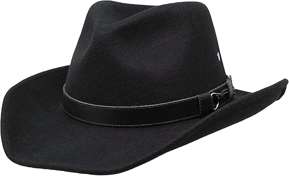 Borges & Scott Forester Western Style Wool Felt Hat - Water Resistant Wired Mouldable Brim
