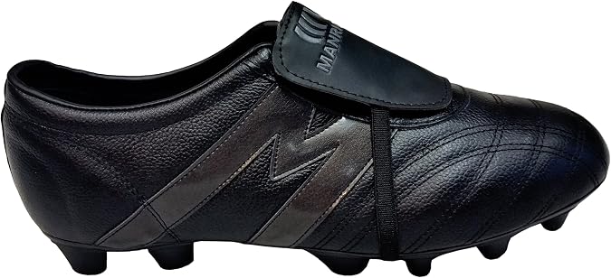 Soccer Cleats MID SX Total Black Genuine Leather