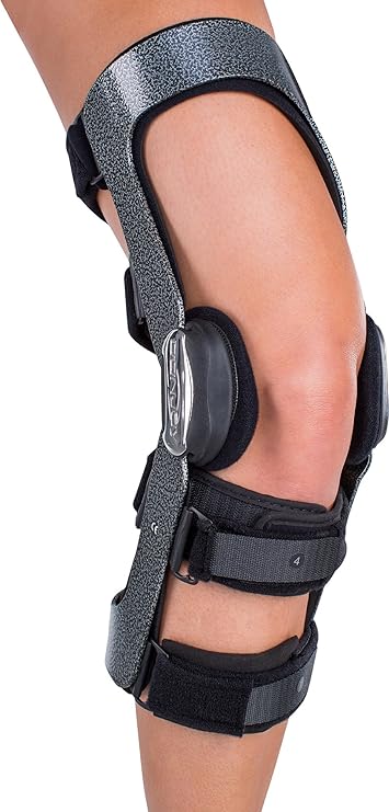 DonJoy Armor ACL FourcePoint Protective Knee Brace - Hinge, Std Calf, Left Leg - X-Large