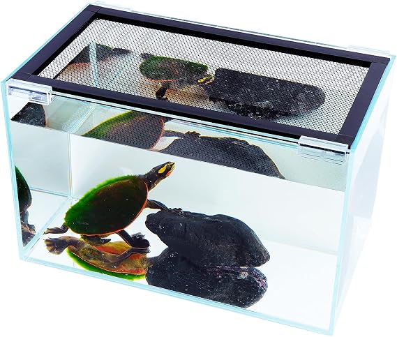 Easy Install DIY Fish Tank Lid, Adjustable Mesh Aquarium Lid, Anti-Jump Cover for Rimless Tanks Only (2/5/10/20 Gallon), Custom Fit Up to 36"x18"