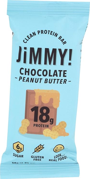 Jimmy Bar Bar Protein Chocolate Peanut Butter Cup, 2.05 OZ