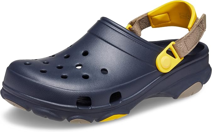 Crocs Sandals, Unisex, Classic All Terrain Clog, Deep Navy, 10.6 inches 27 cm