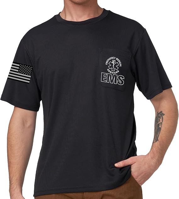 A-SAFETY Hi-Vis Reflective Shirt for Men -Long Sleeve Construction Work T-Shirt, Safety Apparel Sizes XS-6XL