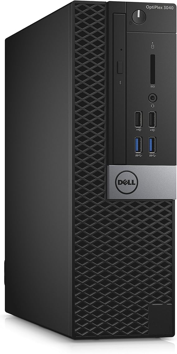 Dell YRY3H OptiPlex 3040 SFF Small Desktop (Intel Core i5-6500, 8GB 1600MHz DDR3L RAM, 256GB SSD, Windows 10 Pro, Black)