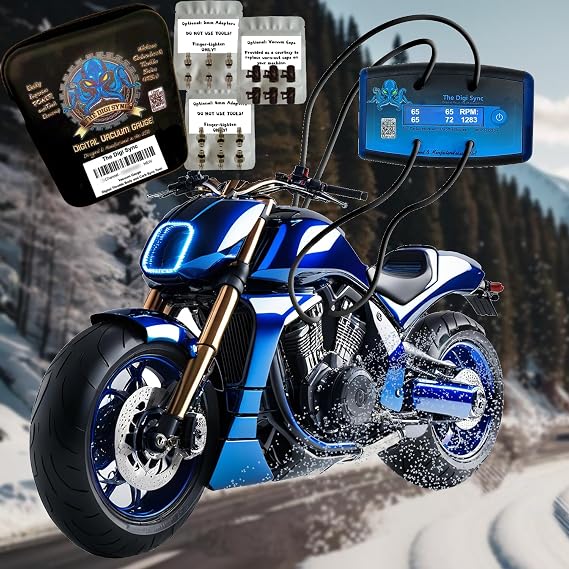 The Digi Sync - Throttle Body & Digital Carb Sync Tool | Carburetor Synchronizer | Balancer | Vacuum Gauge | Peaking Manometer Tune | NOT carbtune Motion pro syncpro Alpha Moto