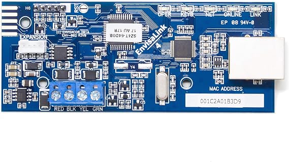 EyezOn Envisalink EVL-4EZR IP Security Interface Module for DSC and Honeywell (Ademco) Security Systems, Compatible with Alexa