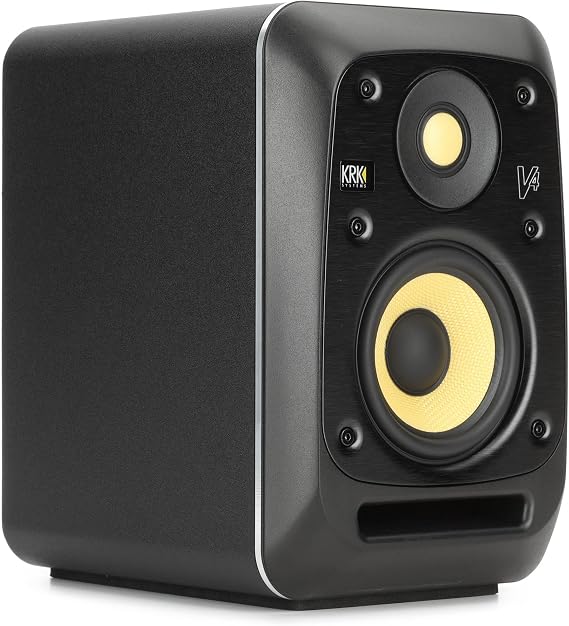 KRK V4 Series 4 4" 2-Way Powered Studio Reference Monitor, Black