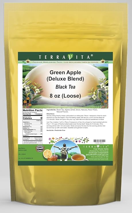 Green Apple Black Tea (Loose) (Deluxe Blend) (8 oz, ZIN: 533518)