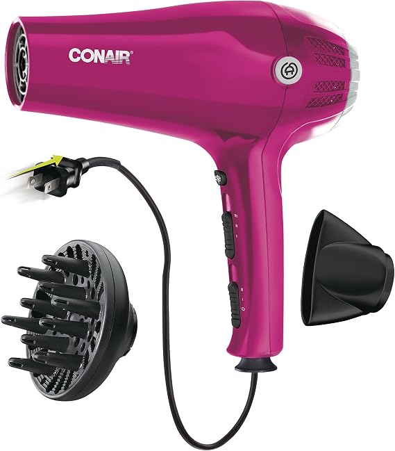 Conair 241RNFC 1875 Watt Dryer with Retractable Cord