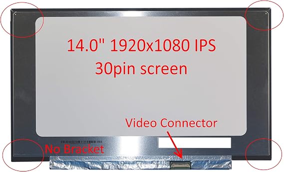 14" B140HAN04.0 NV140FHM-N3B NV140FHM-N4B NV140FHM-N4H NV140FHM-N4K NV140FHM-N35 NV140FHM-N48 NV140FHM-N51 N140HH CA-EAC only Wide viewing angle, non-glossy LCD panel, touch not included
