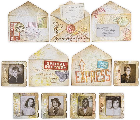 Sizzix 665930 Specimen Thinlits Die Set 54PK - Specimen by Tim Holtz 665930