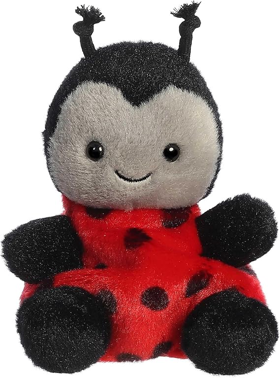 Aurora Palm Pals 4.5" Lil Spots Ladybug Adorable Plush