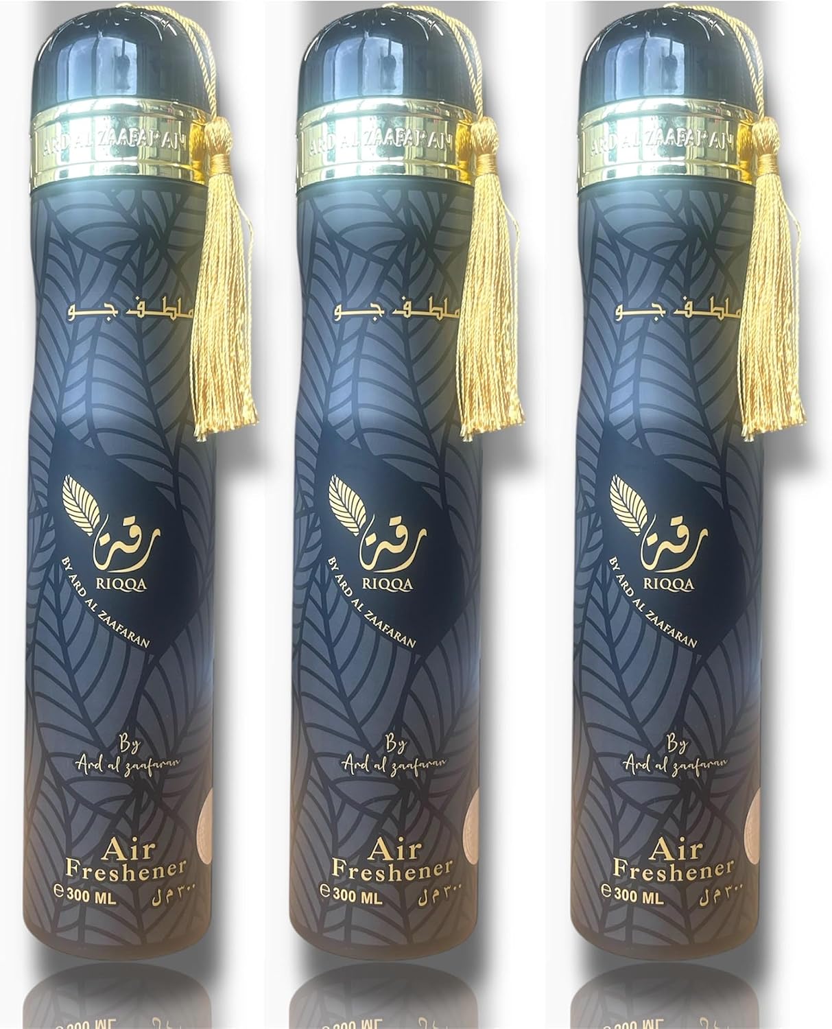 Ard Al Zaafaran Riqqa Air Freshener | Dubai Air Freshener | Oud Air spray Pack of 3-300ML | Sold by Bargain Hub