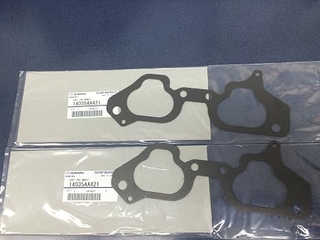 Subaru Intake Manifold Gasket Set Turbo Impreza WRX STi Forester XT Legacy GT Outback XT Qty 2-14035AA421 Pair Genuine OEM