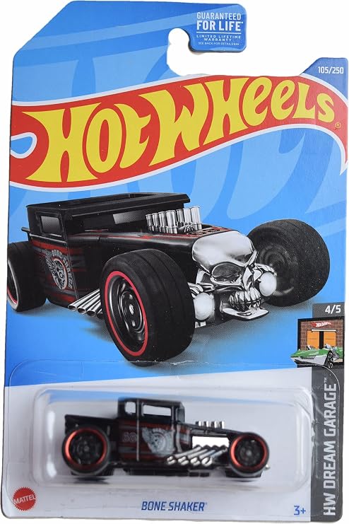 Hot Wheels Bone Shaker, Dream Garage 4/5, black