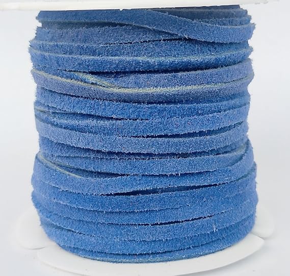Suede Lace, 1/8" x 27 Yards (Blue)