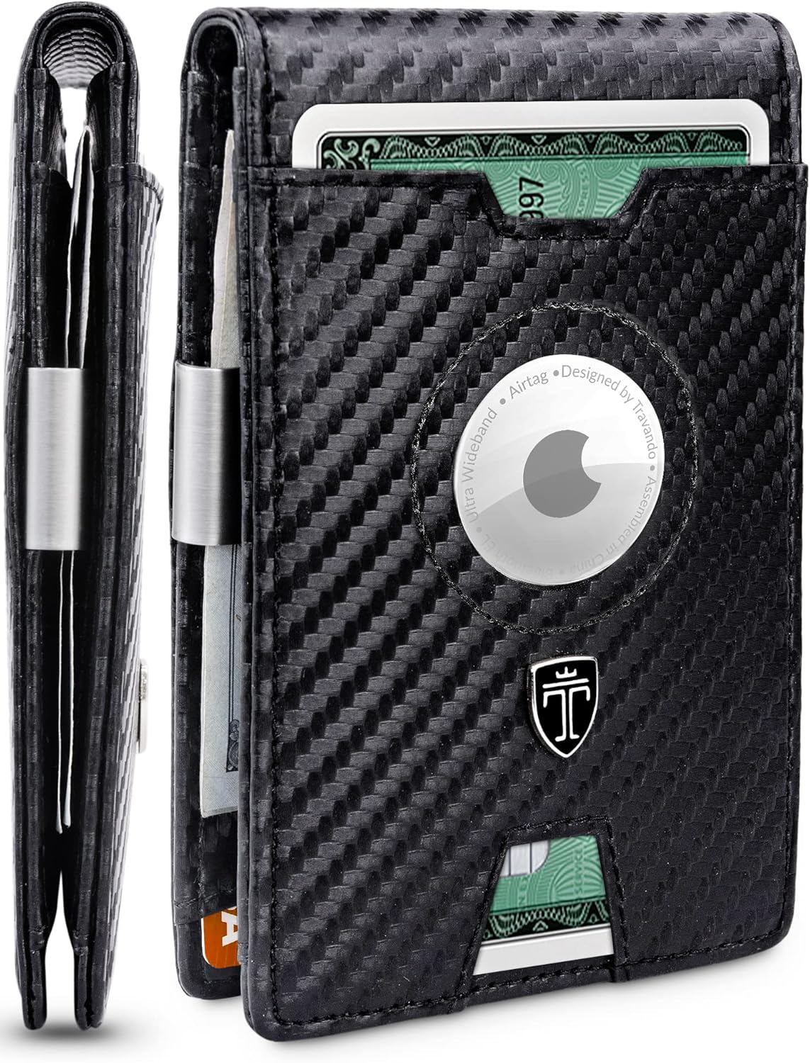 TRAVANDO SWYPE & AUSTIN AirTag Slim Wallet for Men