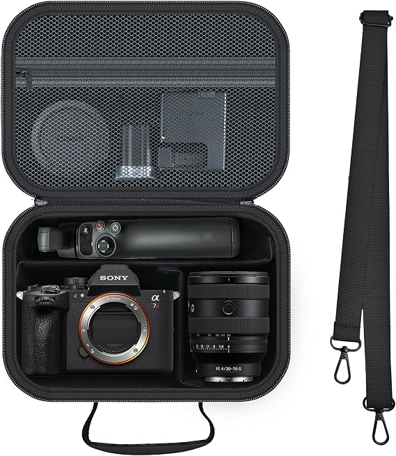 Camera Case for Sony Alpha 7 VI III IV/7R V, Hard EVA Protective Bag