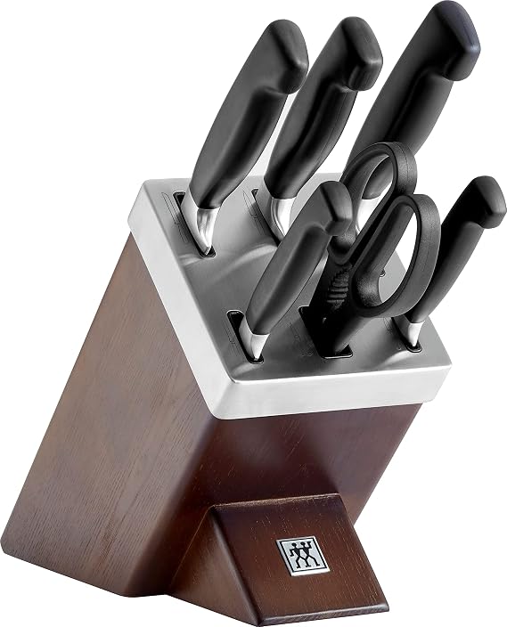 Zwilling Kendinden Bilemeli Bıçak Bloklu 7 Parça Bıçak Seti