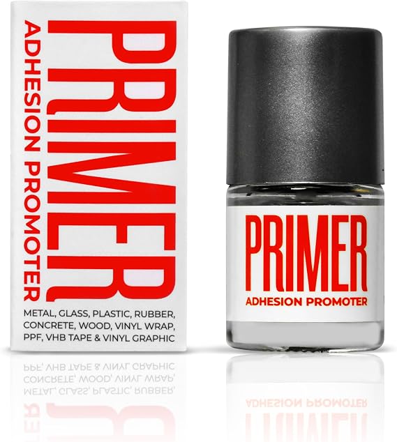 VViViD Primer Adhesive Promoter (10 ML), for Painting, Metal, Plastic, Vinyl Wrapping, Rubber, Concrete and More