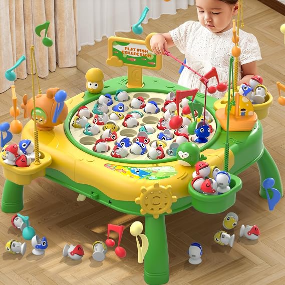 Magnetic Fishing Game for Kids Toddlers Ages 3-5 5-7, Kids Toddler Fishing Game Fish Toy Board Game for Toddlers 3 4 5 6 7 8 Years Old, Birthday Gifts