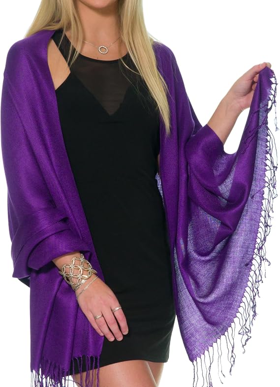 Pashmina Shawls and Wraps for Evening Dresses, Large Soft Pashminas Wedding Shawl