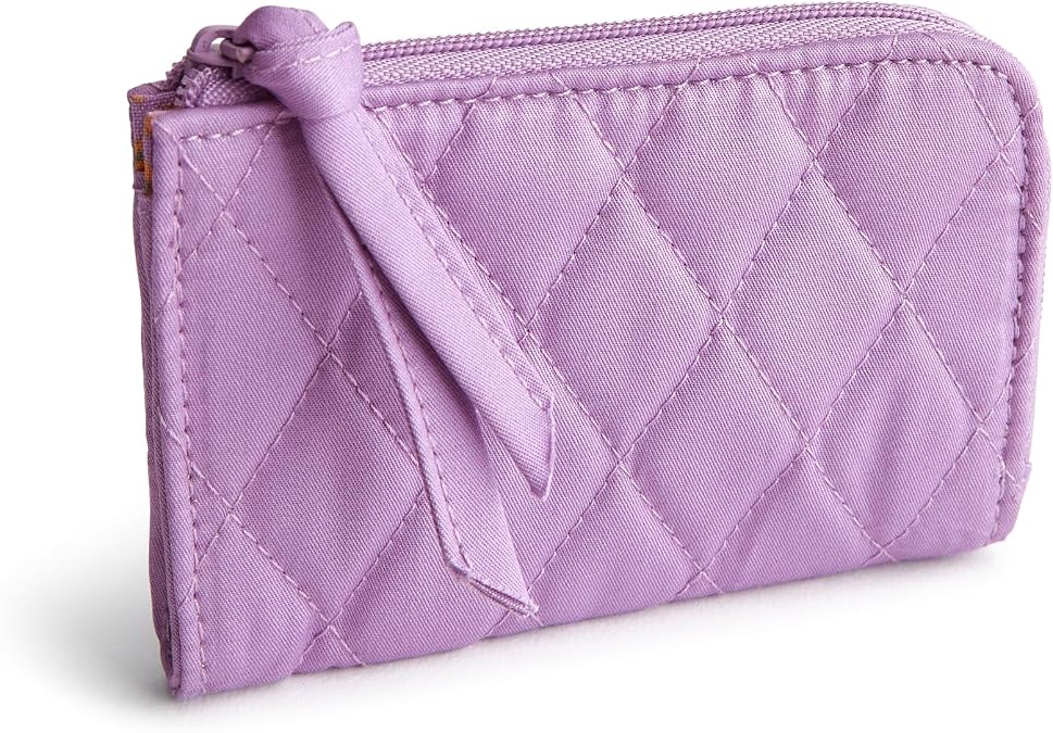 Vera Bradley Women's Premium Cotton Zip Card Pouch