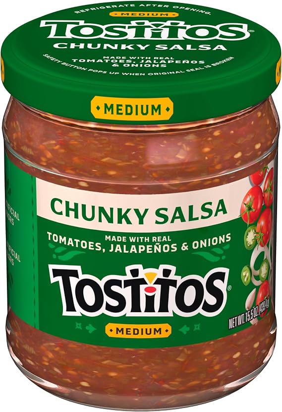 Tostitos Medium Chunky Salsa Medium Chunky Salsa, Medium Spicy, 14.2 oz 420 g