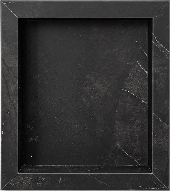 Palisade 17.5 in x 15.5 in Vinyl Shower Niche Black Ice | Waterproof Shower Insert