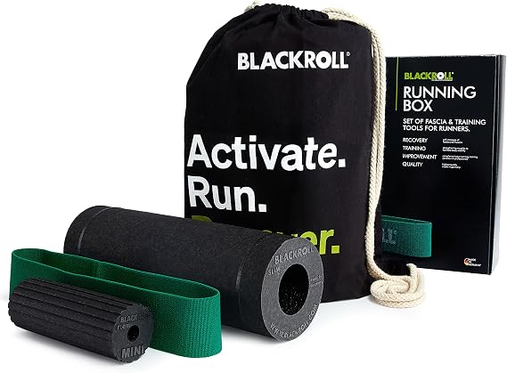 BLACKROLL Foam Roller Exercise Kit - Loop Resistance Bands for Body Stability, Muscle Roller For Back, Physical Therapy Exercises, Deep Tissue Massager, Workout Equipment With Running Bag