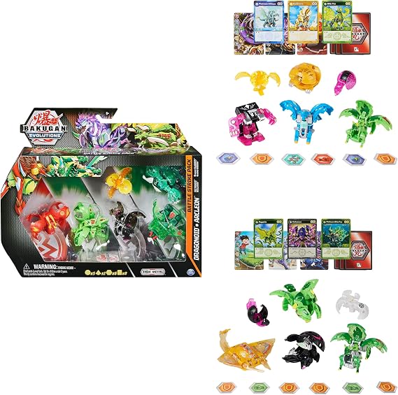 BAKUGAN - Battle Strike - Dragonoid/Arcleon, Black, 6062874