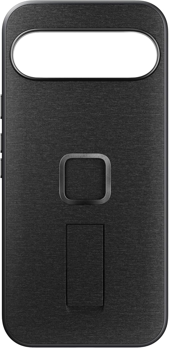 Peak Design Mobile Everyday Loop Case for Google Pixel 9 Pro XL, Charcoal, with Loop, Slim Profile, Drop Protection, Weatherproof Fabric Shell, SlimLink Connects to Mobile Mounts & Gear Gray